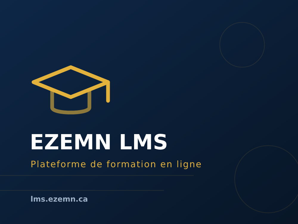 EZEMN LMS — plateforme de formation