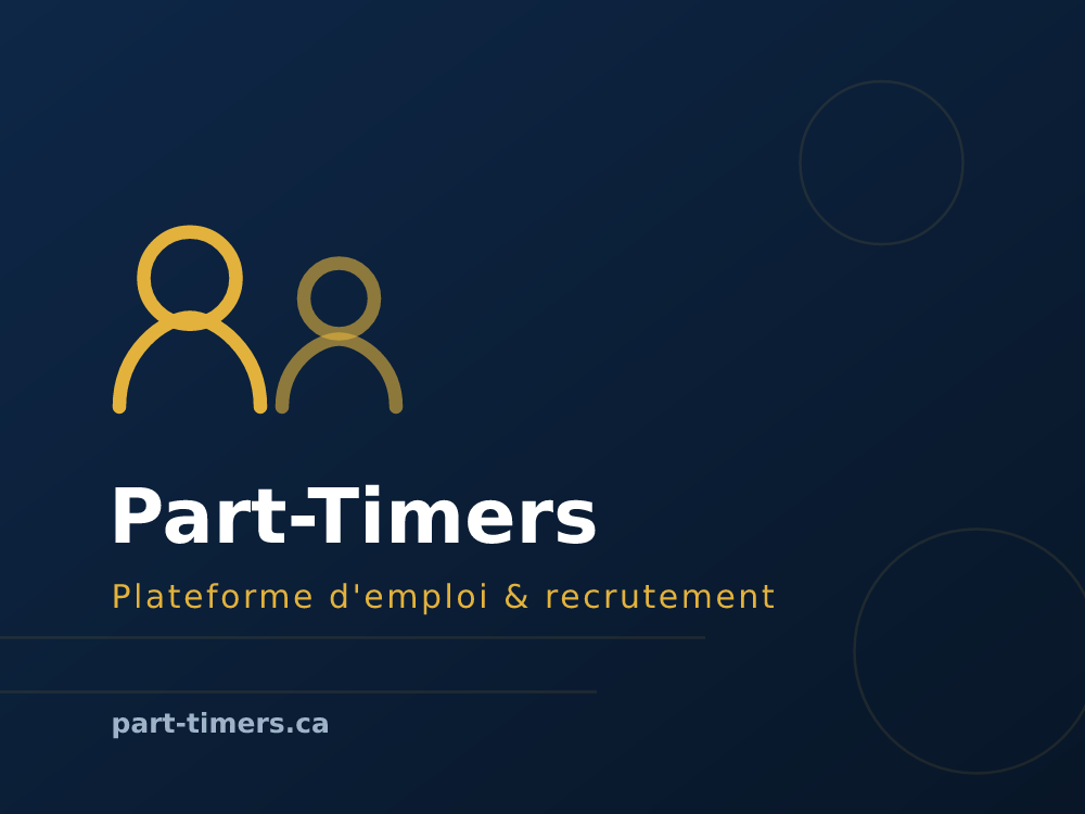 Part-Timers — plateforme d'emploi